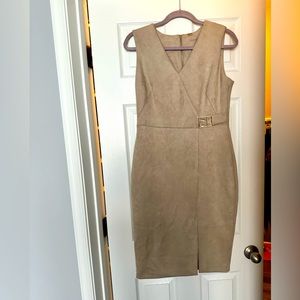 Calvin Klein Suede Dress
